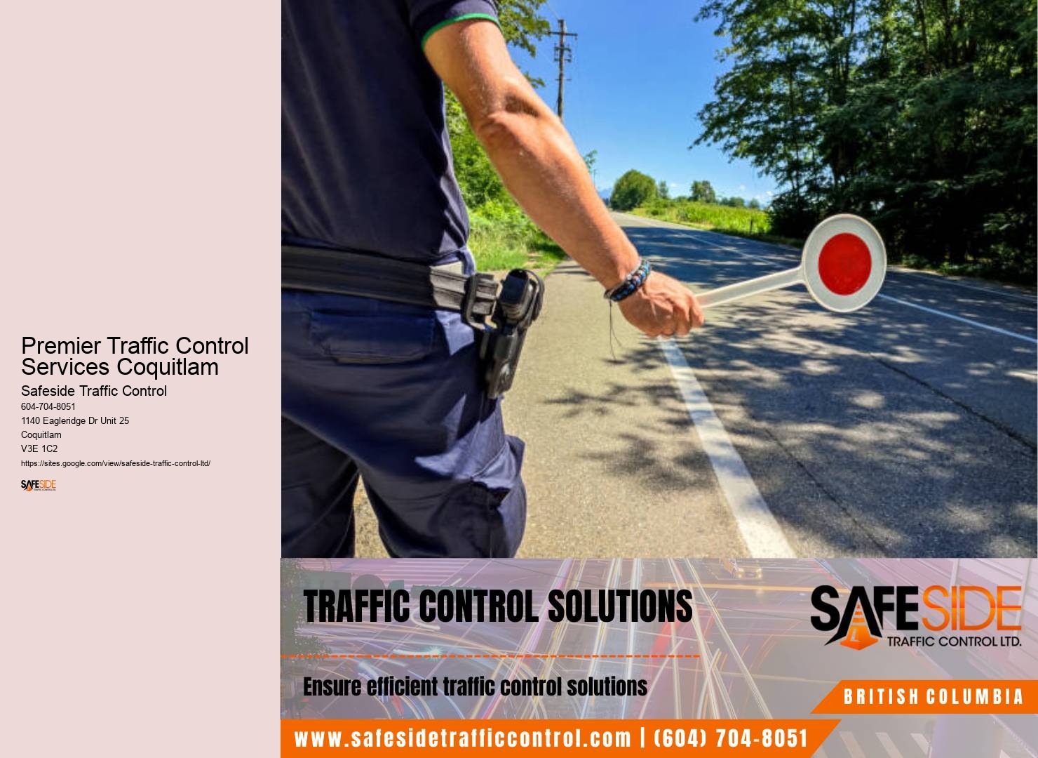 Premier Traffic Control Services Coquitlam traffic management specialists