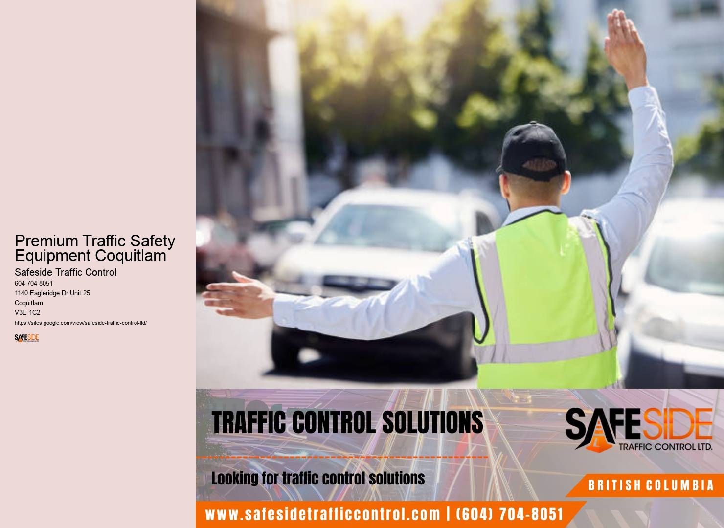 Premium Traffic Safety Equipment Coquitlam traffic control procedures