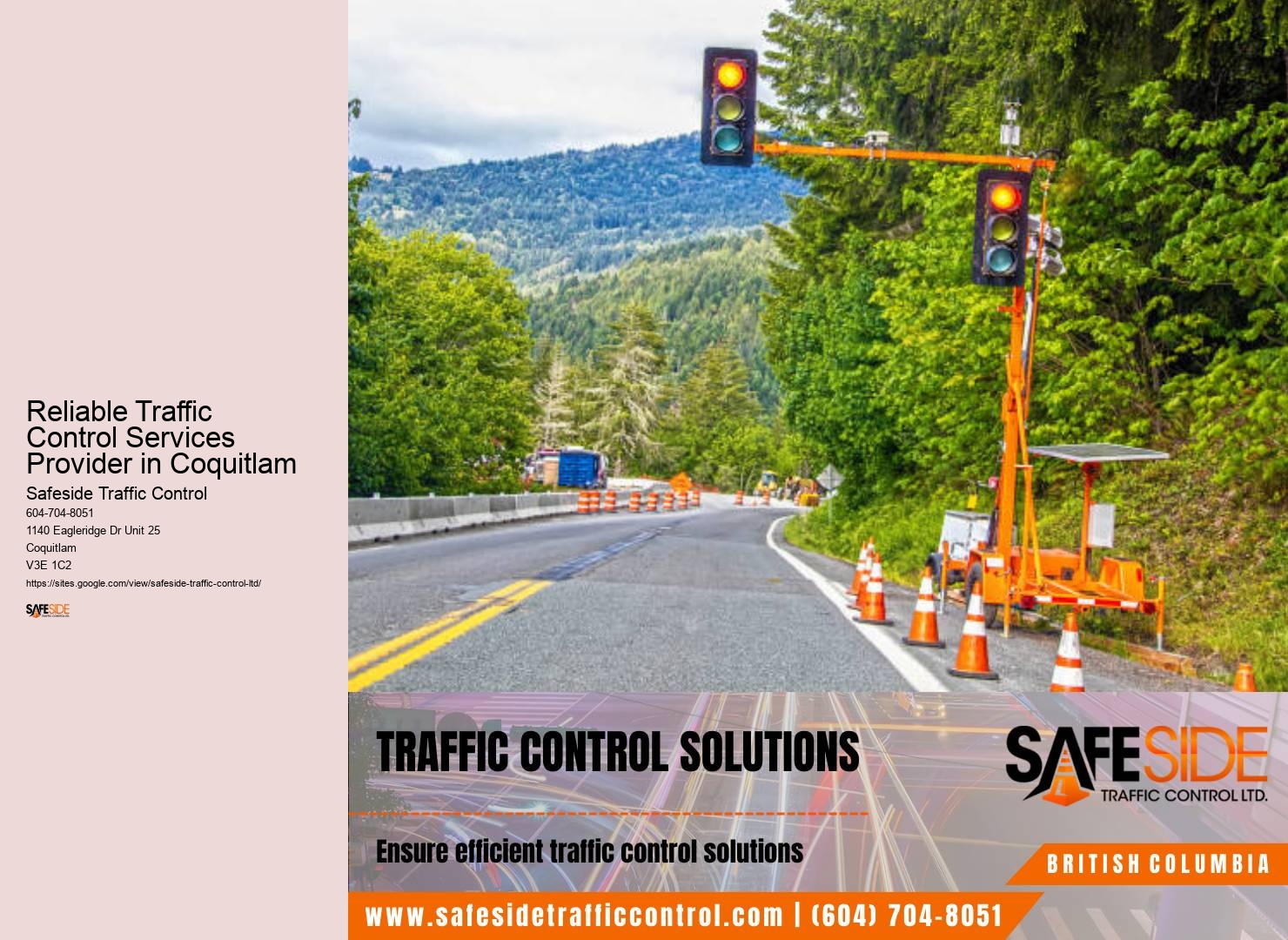 Certified traffic management Reliable Traffic Control Services Provider in Coquitlam