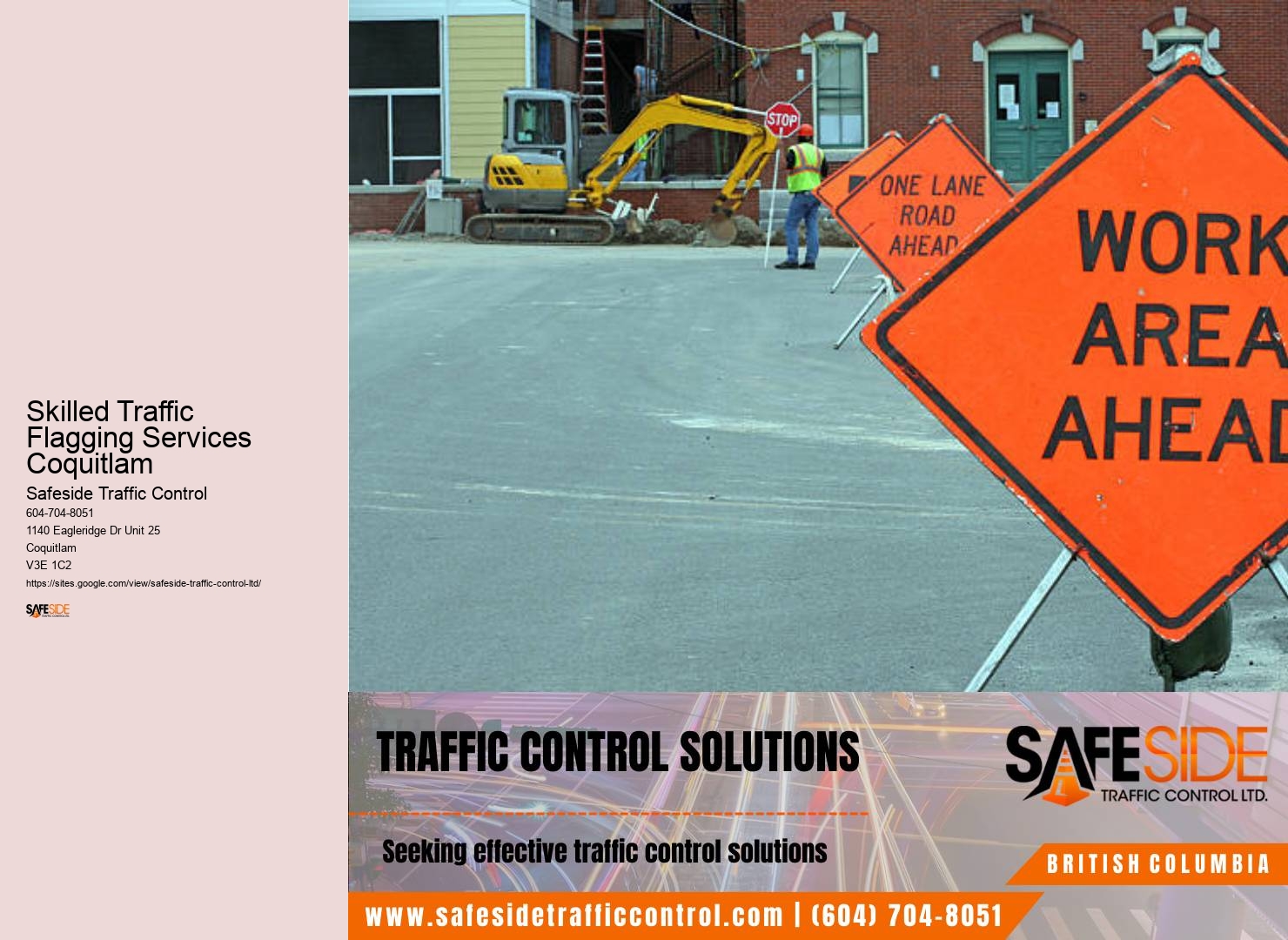 Traffic Control Solutions Skilled Traffic Flagging Services Coquitlam