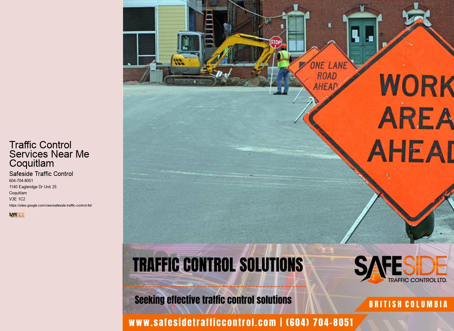 Traffic Control Services Near Me Coquitlam traffic control plan development
