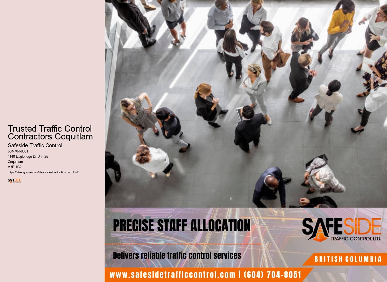 Trusted Traffic Control Contractors Coquitlam traffic management professionals