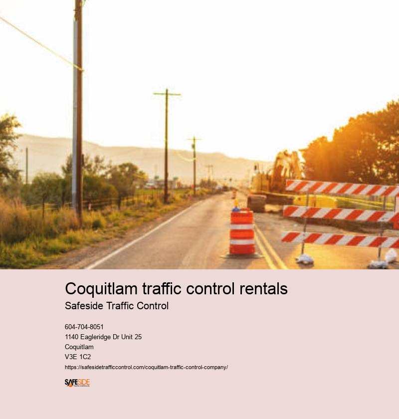 Coquitlam traffic control flags