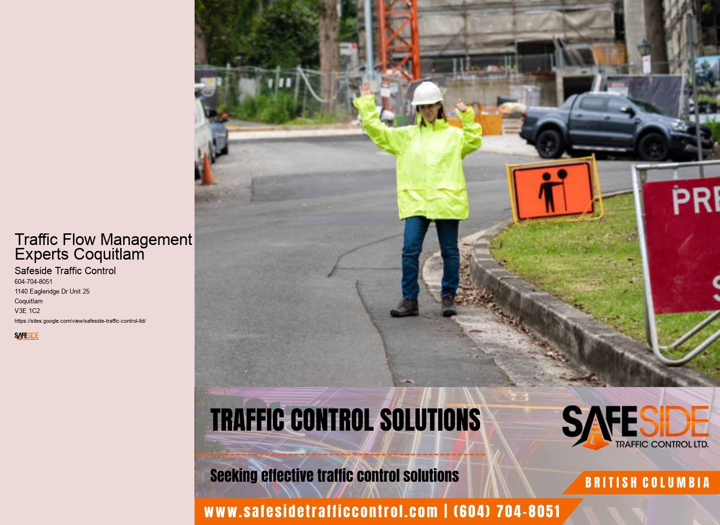 Traffic control service providers Traffic Flow Management Experts Coquitlam