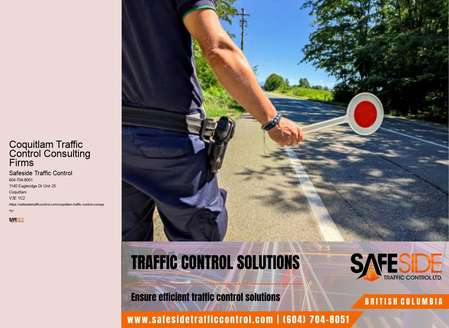 Traffic management Coquitlam Traffic Control Consulting Firms BC