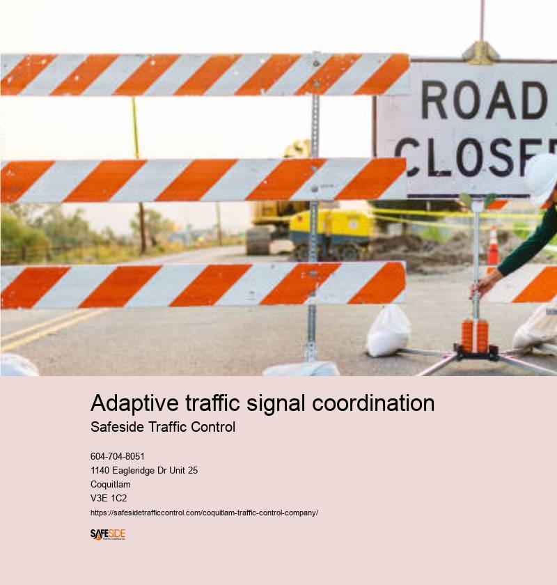 Adaptive traffic signal coordination