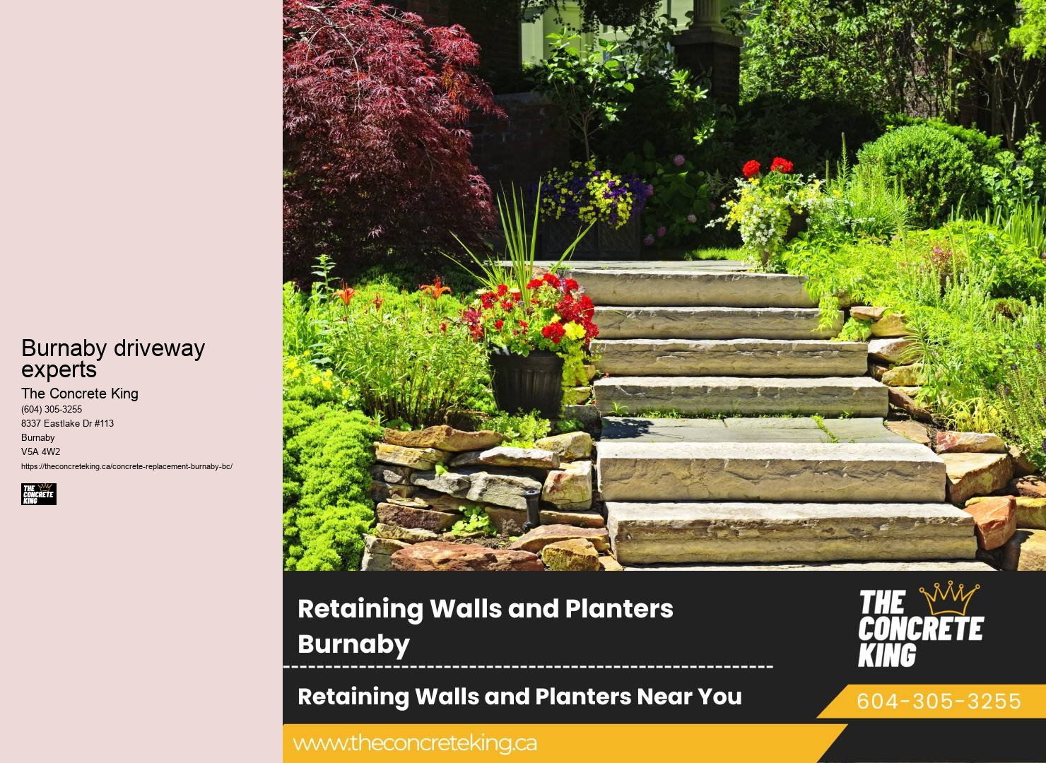 Burnaby driveway experts driveway installation experts
