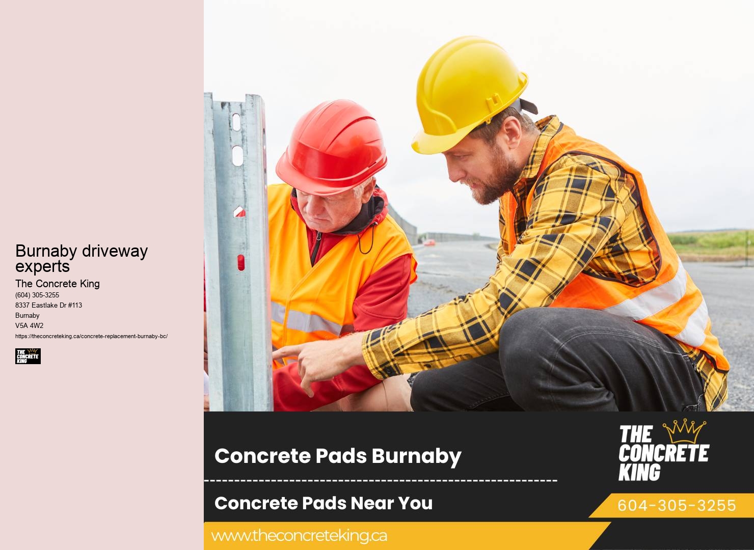 Top-rated Concrete Driveway Replacement Burnaby driveway experts