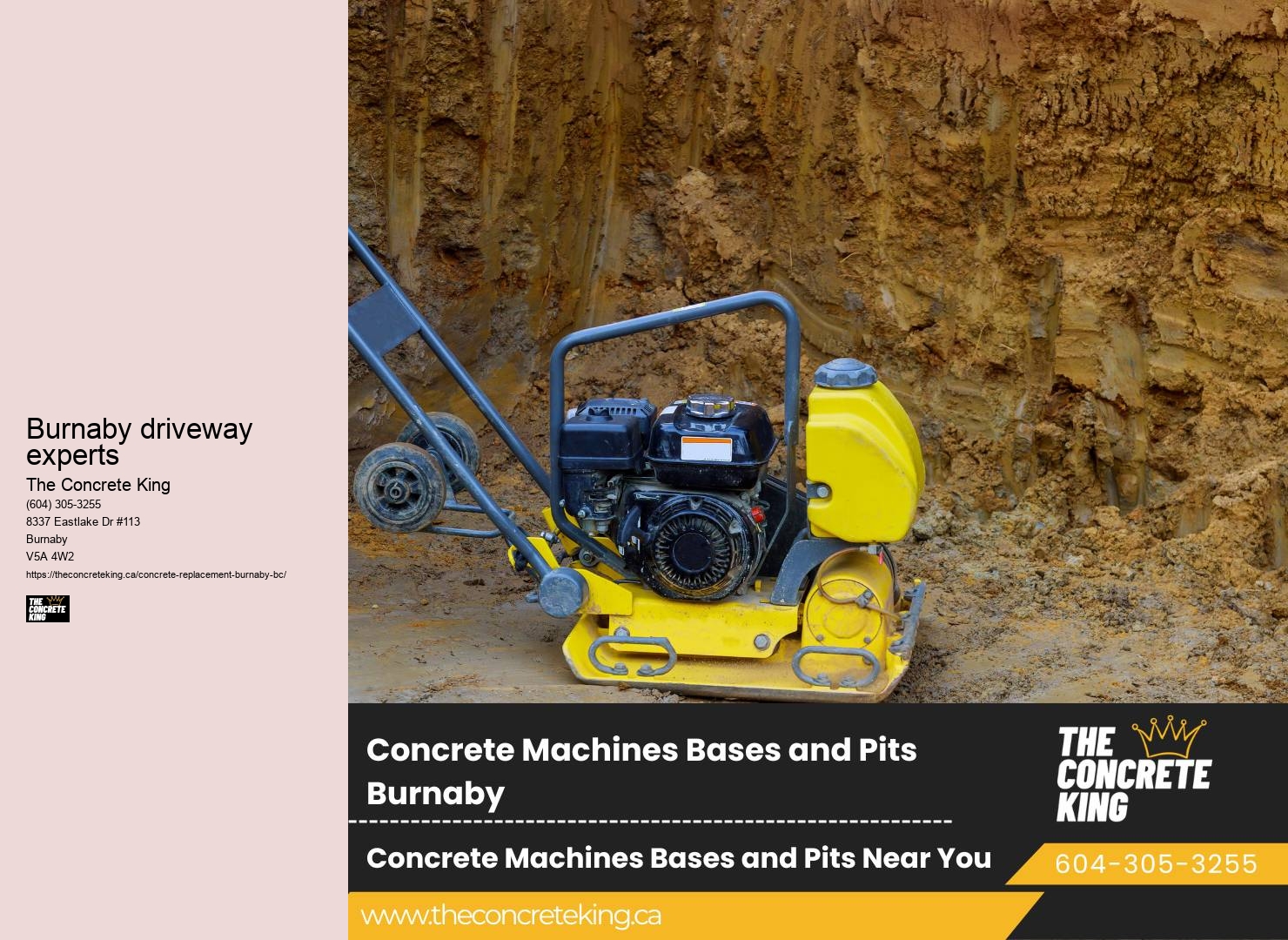 Burnaby driveway experts Driveway Concrete Finishing