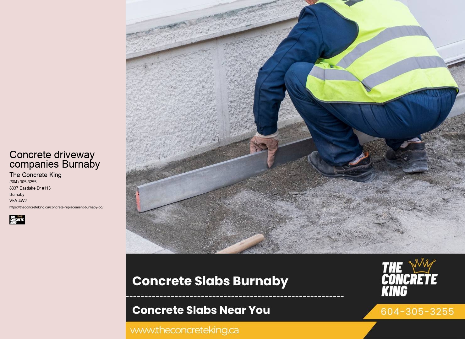 Driveway Design Services Concrete driveway companies Burnaby