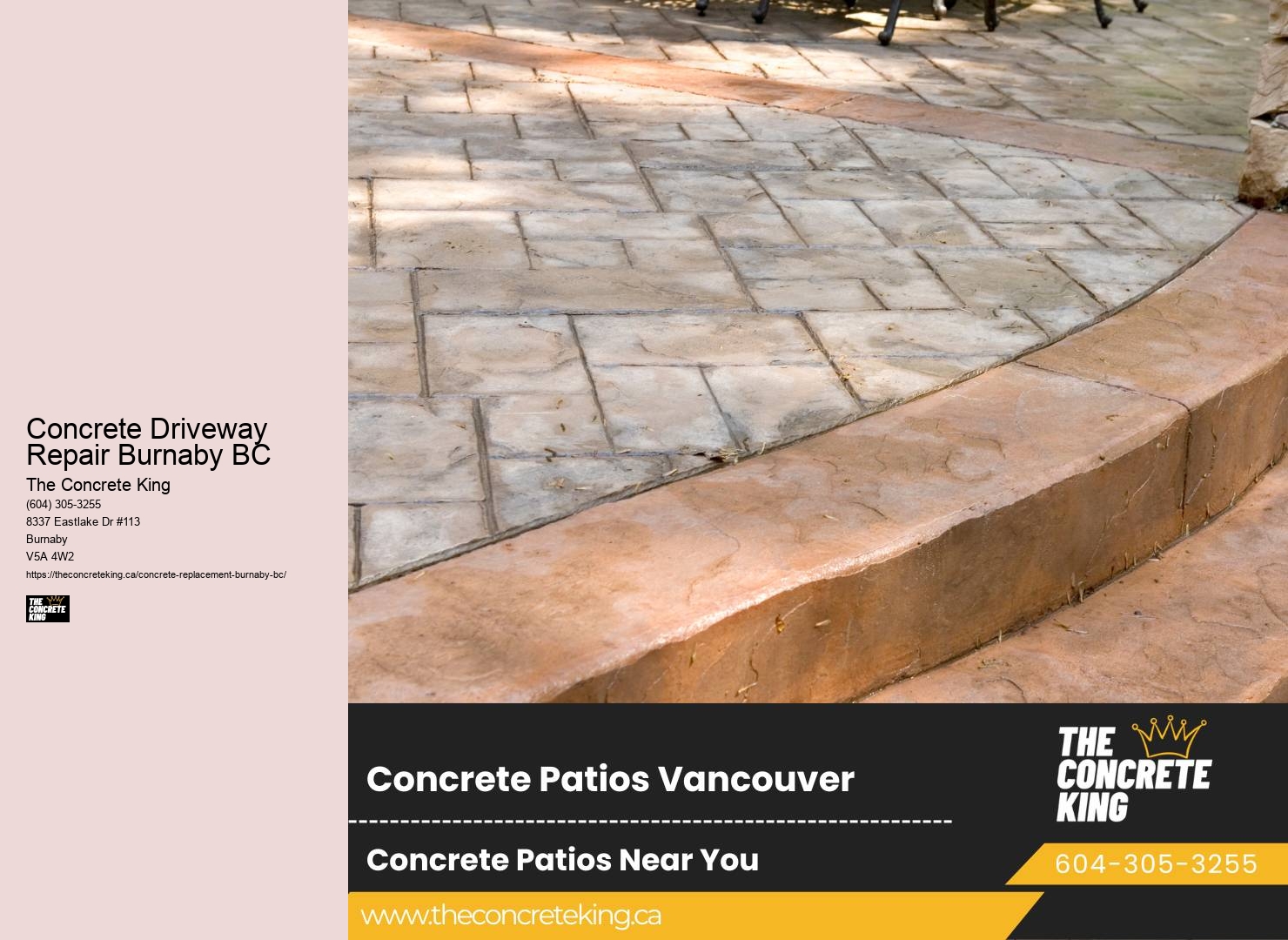 Concrete Driveway Repair Burnaby BC