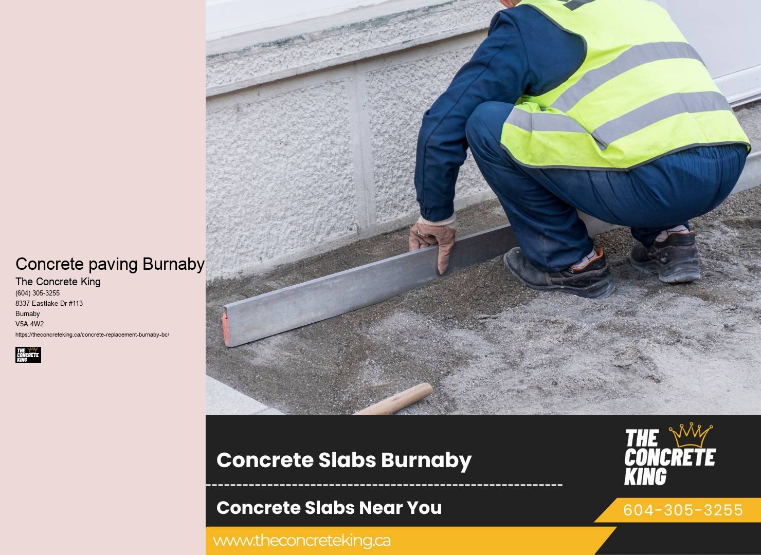 Concrete paving Burnaby concrete driveway replacement experts