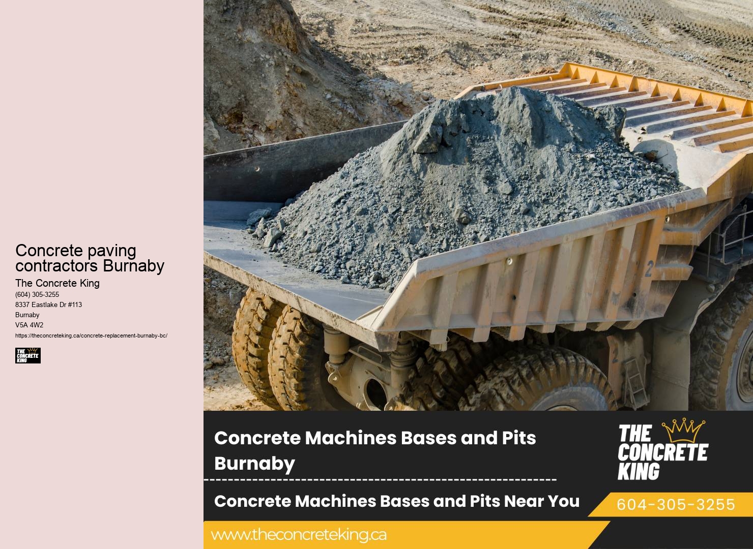 Concrete paving contractors Burnaby Concrete Driveway Maintenance Services
