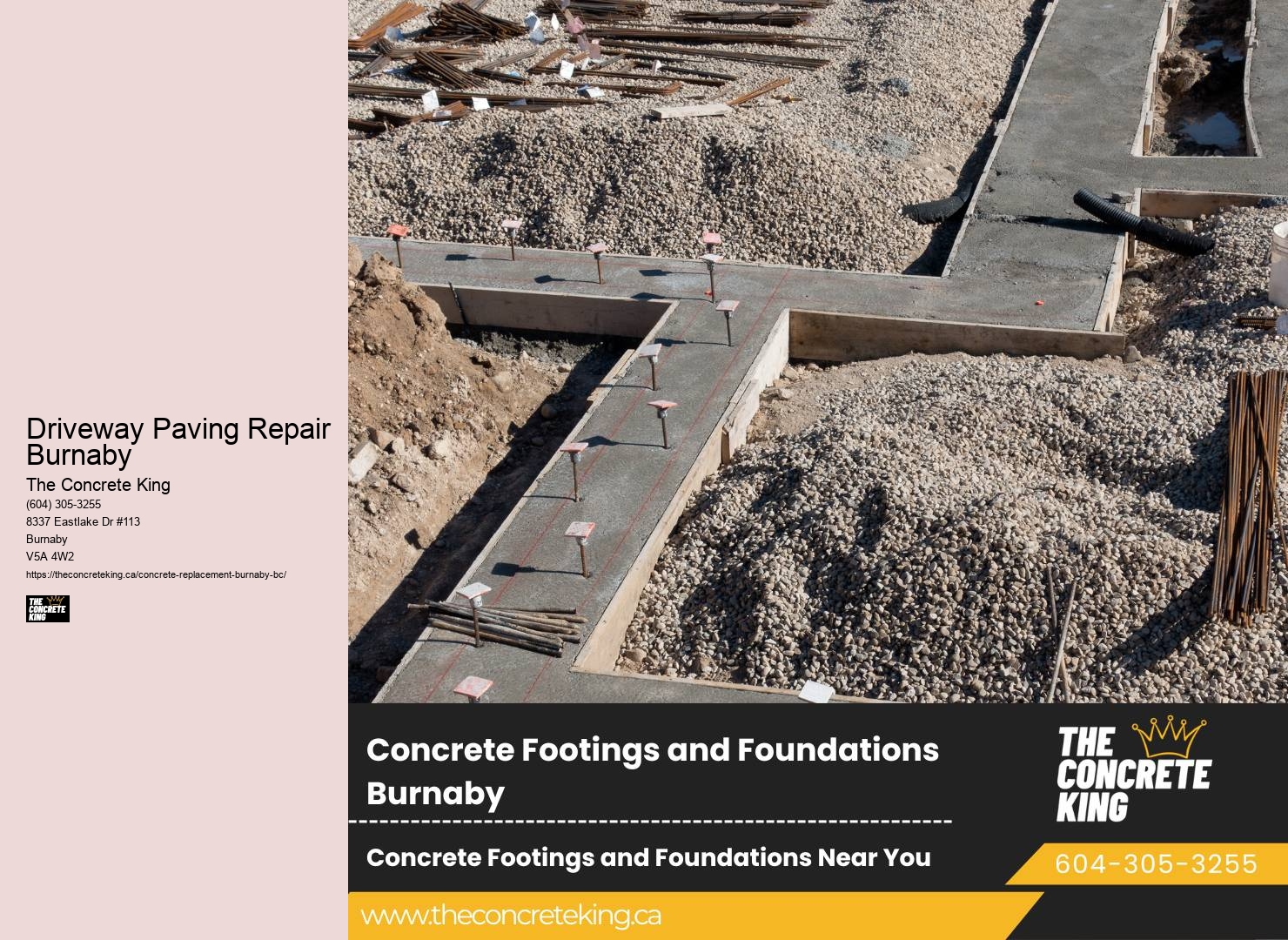 Driveway Concrete Maintenance Reviews Driveway Paving Repair Burnaby