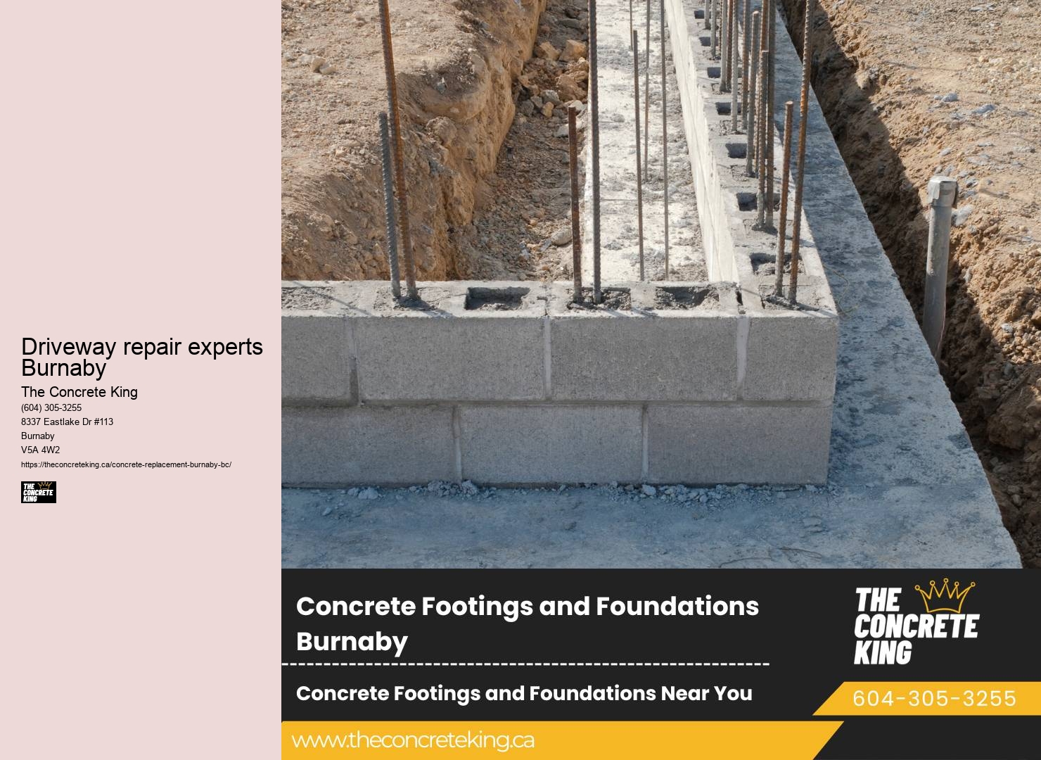 Concrete Driveway Installation Contractors Driveway repair experts Burnaby