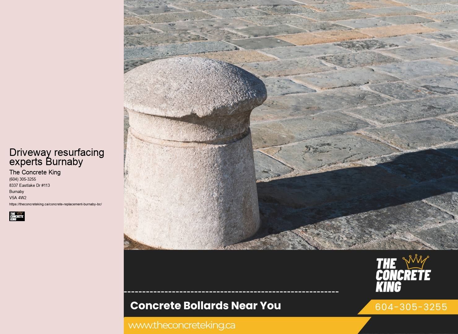 Driveway contractors near me Driveway resurfacing experts Burnaby