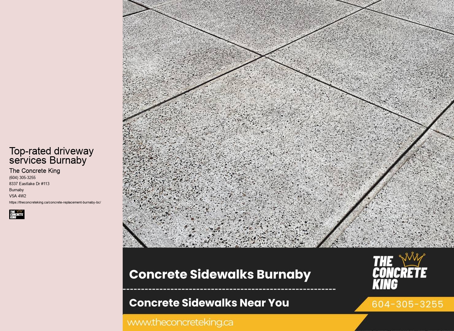 Concrete Driveway Repair Specialists Top-rated driveway services Burnaby