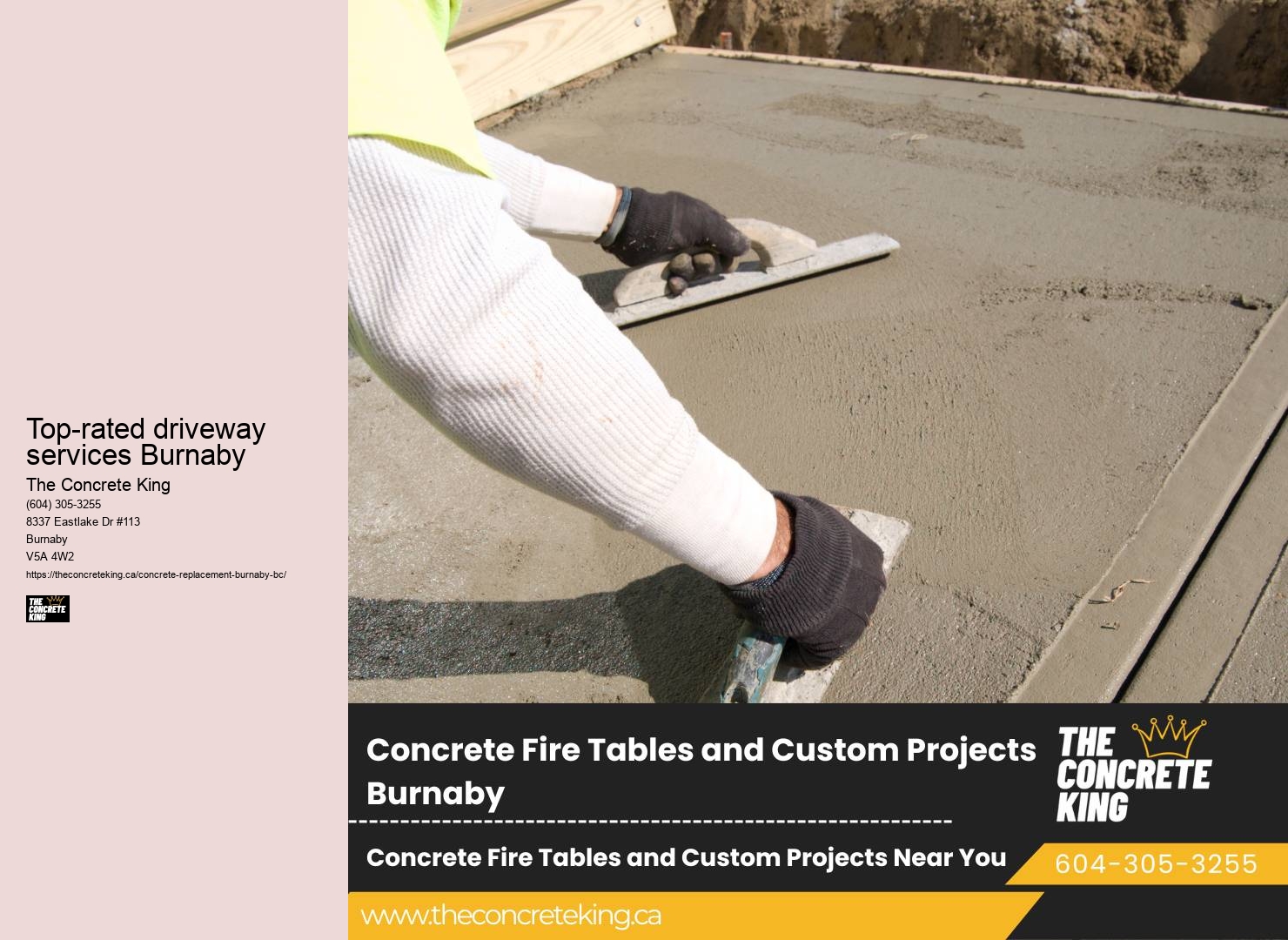 Top-rated driveway services Burnaby driveway repair contractors