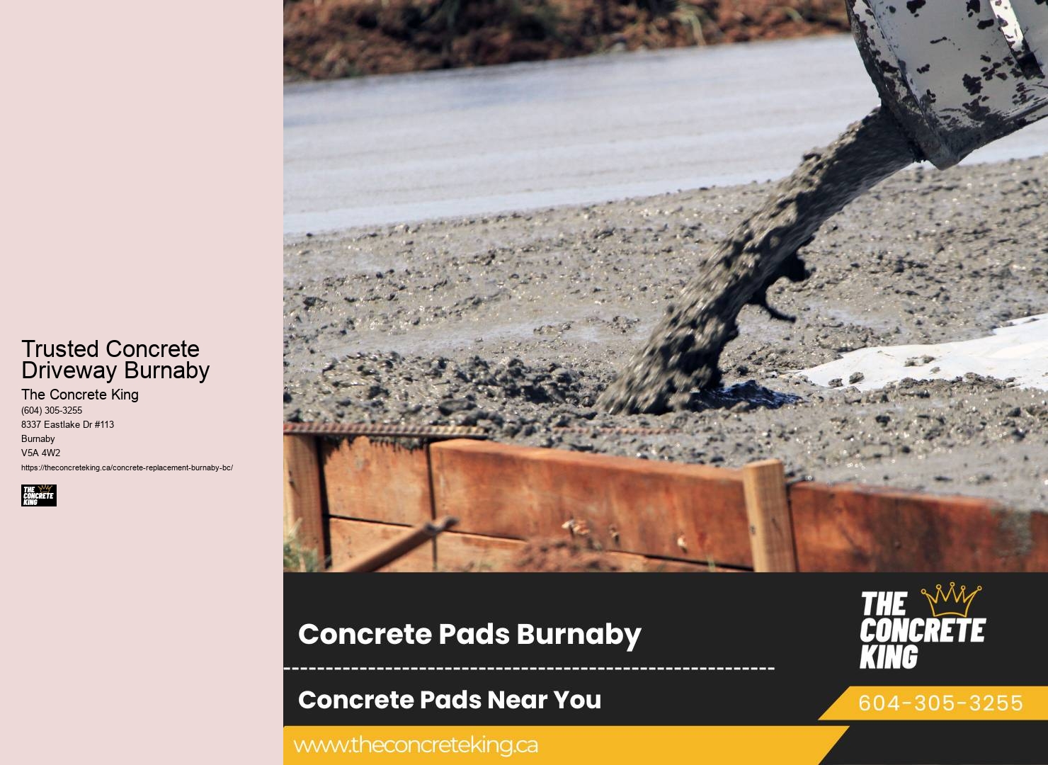 Driveway replacement companies Trusted Concrete Driveway Burnaby